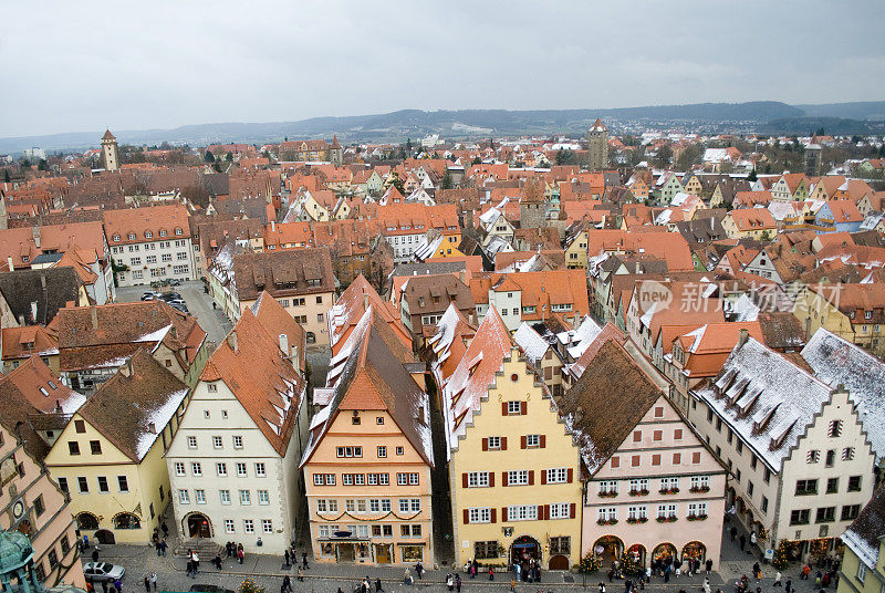 塔上的Rothenburg o.d. Tauber